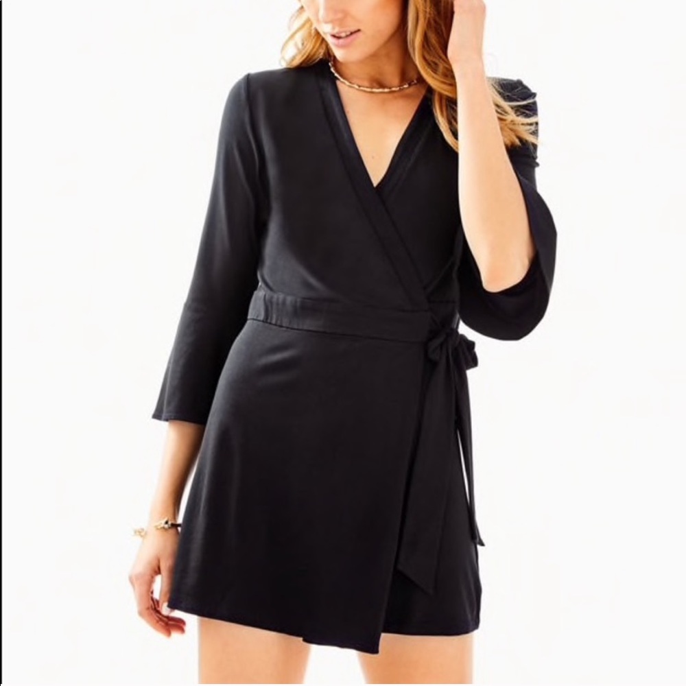 Lily Pulitzer black romper